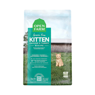 Open Farm Grain Free Kitten Chicken & Turkey Dry Cat Food