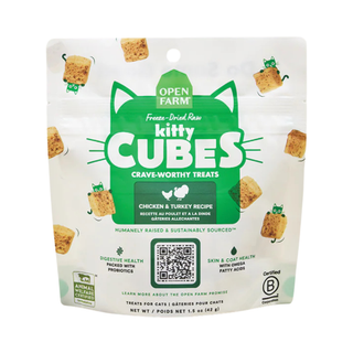 Open Farm Kitty Cubes Chicken & Turkey Cat Treats