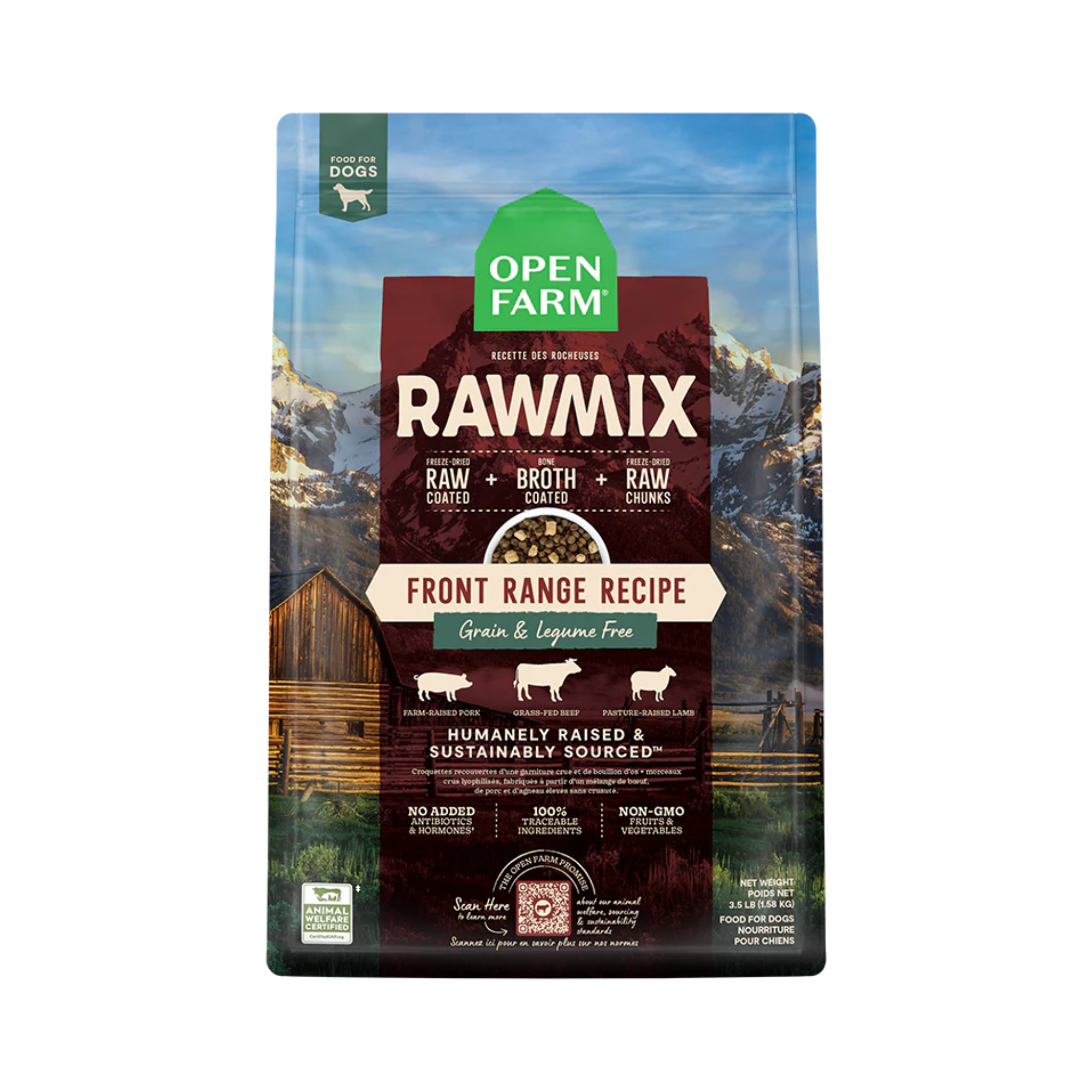 Open Farm Rawmix GF Range Recipe For Dog