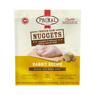 Primal Dog Rabbit Nugget-Rabbit : 3#