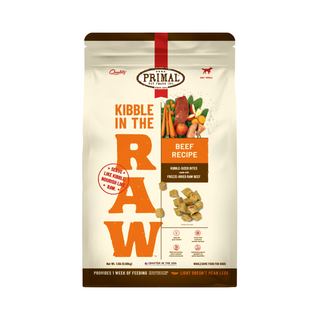 Primal Kibble In The Raw Beef Freeze Dried Dog Food