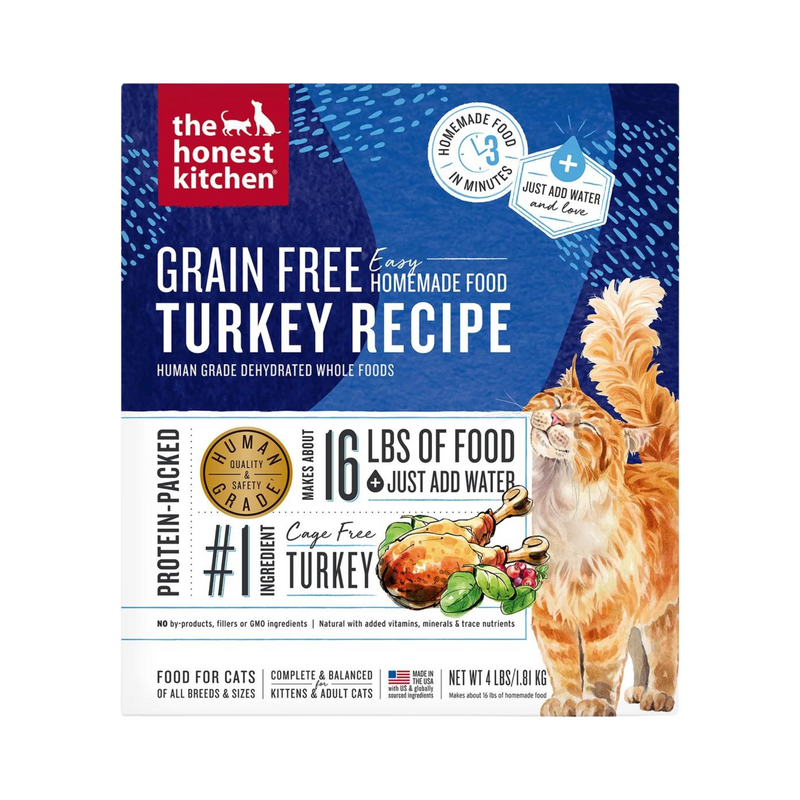 The Honest Kitchen Grain Free Turkey Dehydrated Cat Food