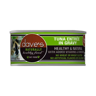 Dave's Tuna Entree in Gravy Cat Canned