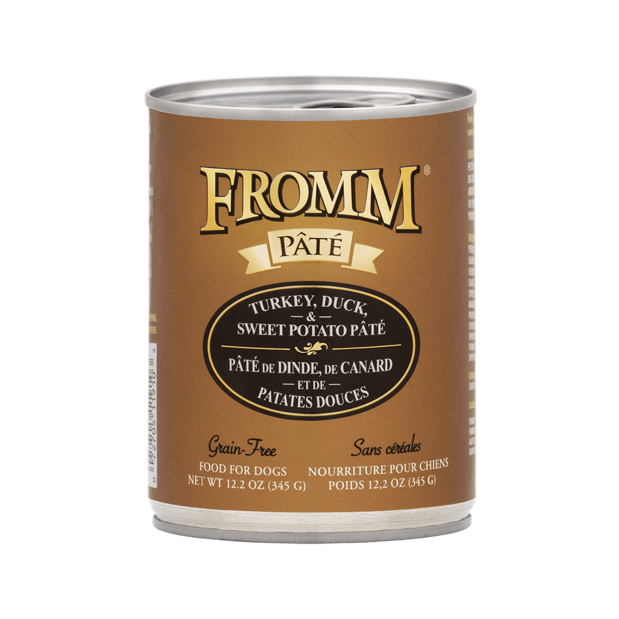 Fromm Turkey Duck and Sweet Potato Pate Dog Canned