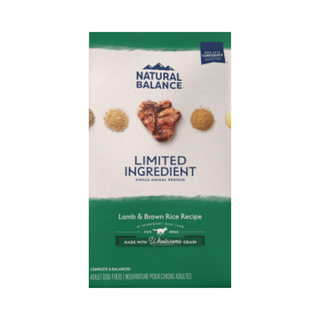 Natural Balance Lamb and Brown Rice Dog