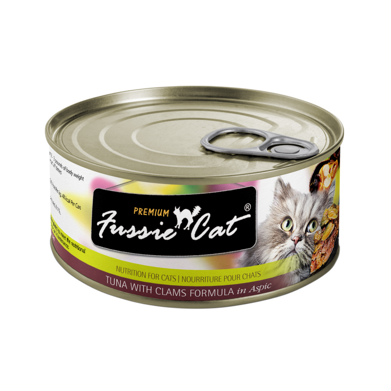 Fussie Cat Can- Tuna with Clams