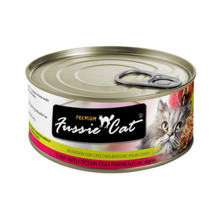 Fussie Cat Tuna with Ocean Fish In Aspic Cat Canned