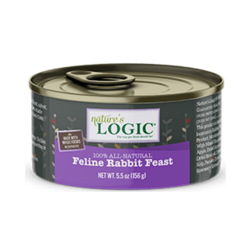 Nature's Logic Feline Rabbit Feast canned