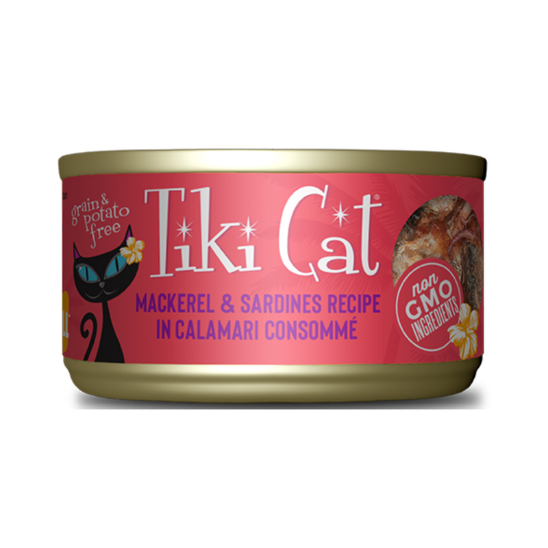 Tiki Grill Mackerel and Sardines Cat Canned
