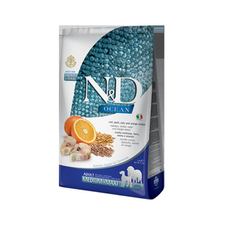 Farmina Ancestral Grain Med Maxi Adult Ocean Cod & Orange Dry Dog Food