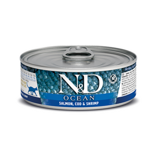 Farmina Grain Free Salmon, Cod & Shrimp Stew Cat Canned
