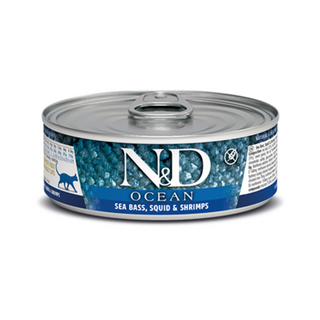 Farmina Grain Free Sea Bass, Squid & Shrimp Stew Cat Canned