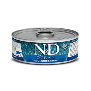 Farmina Grain Free Trout, Salmon & Shrimp Stew Cat Canned