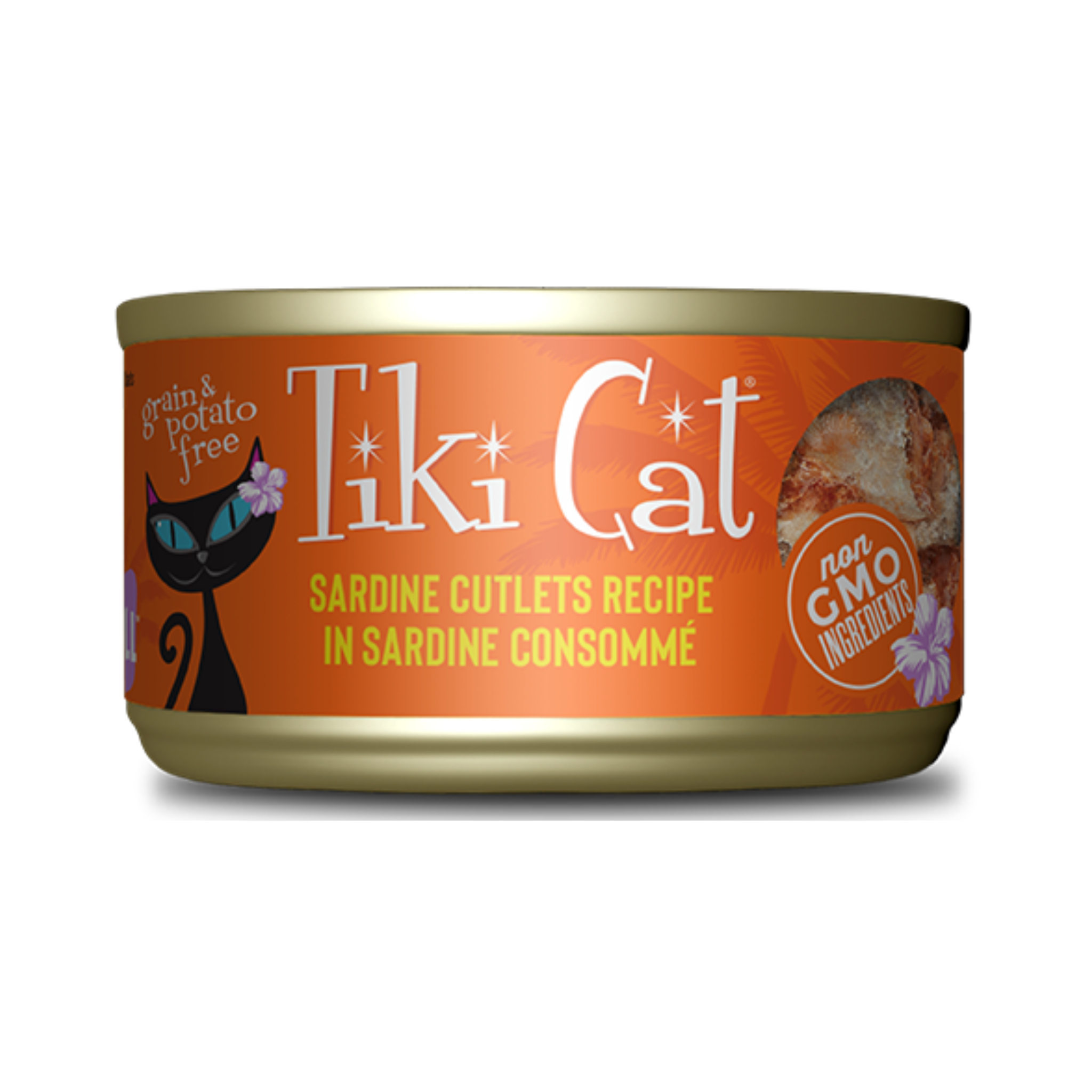Tiki Grill Sardine Cutlets Cat Canned