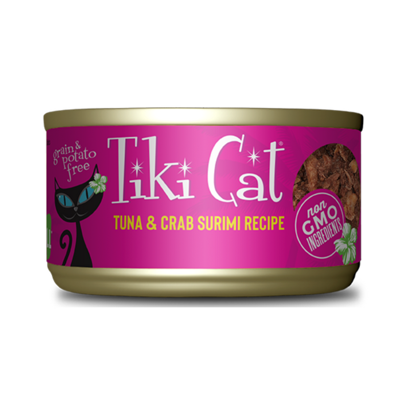 Tiki Grill Tuna & Crab Surimi Cat Canned