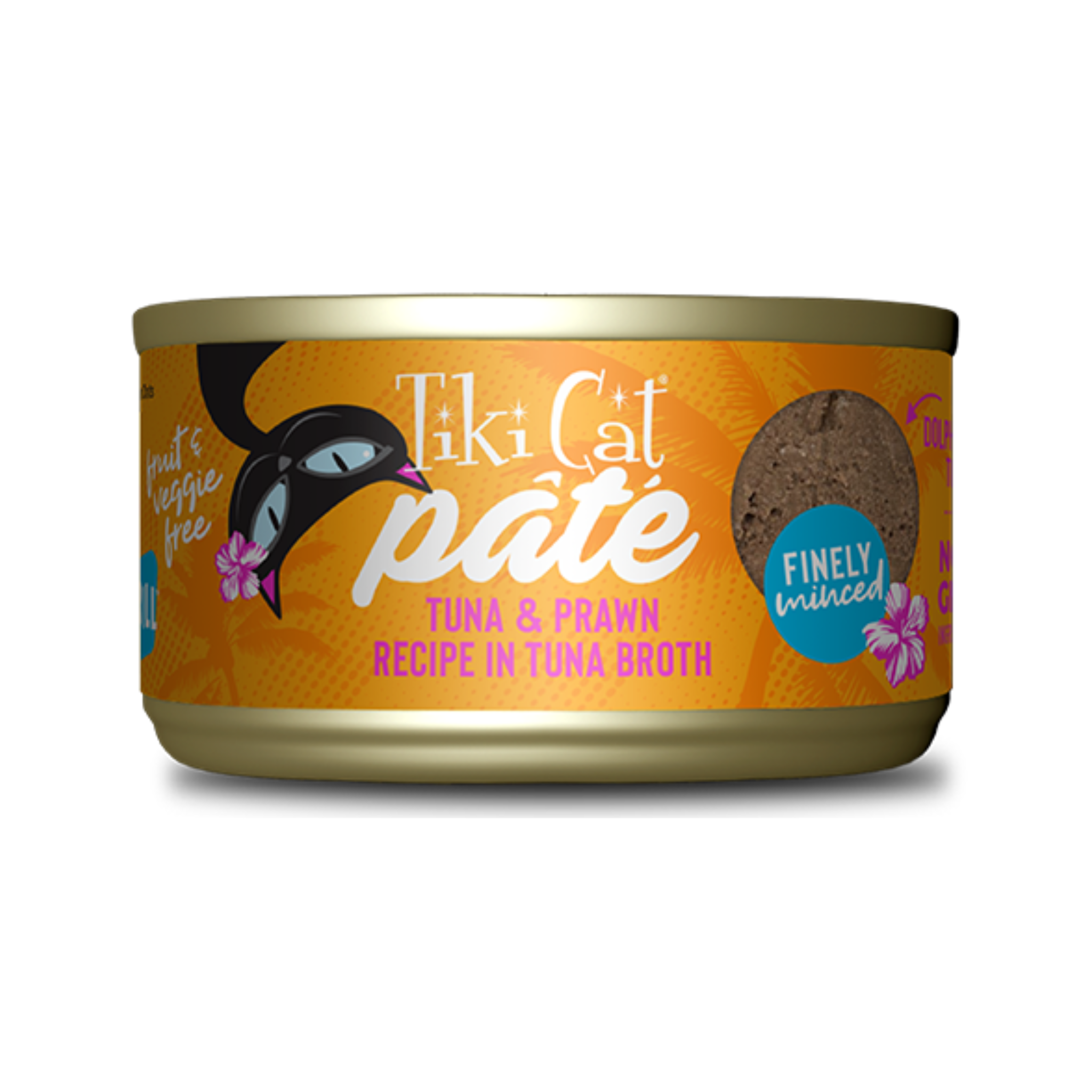 Tiki Grill Pate Ahi Tuna & Prawn Cat Canned