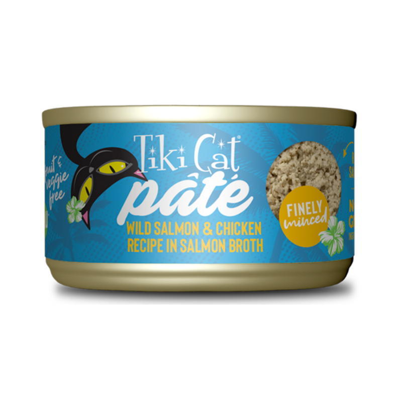 Tiki Luau Pate Wild Salmon & Chicken Cat Canned