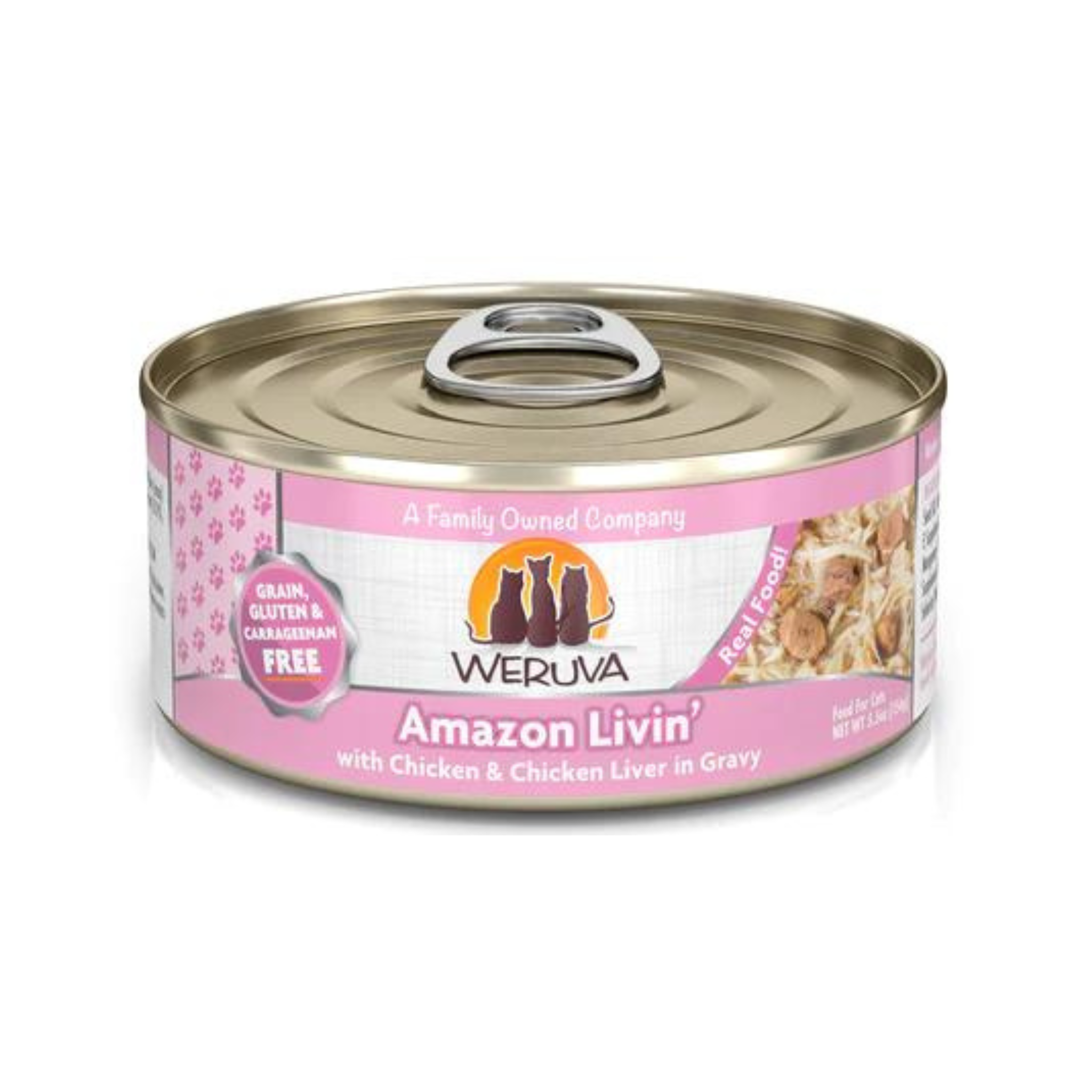Weruva Amazon Livin' Chicken & Chicken Liver Gravy Cat Canned
