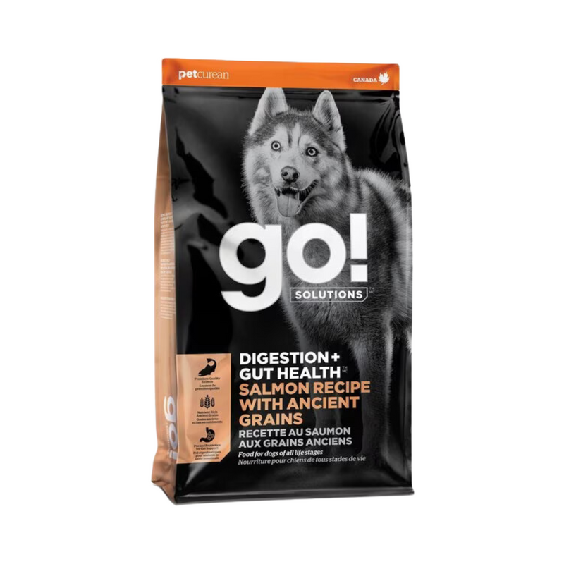 Petcurean Go! Digestive & Gut Health Salmon With Ancient Grains Dry Dog Food
