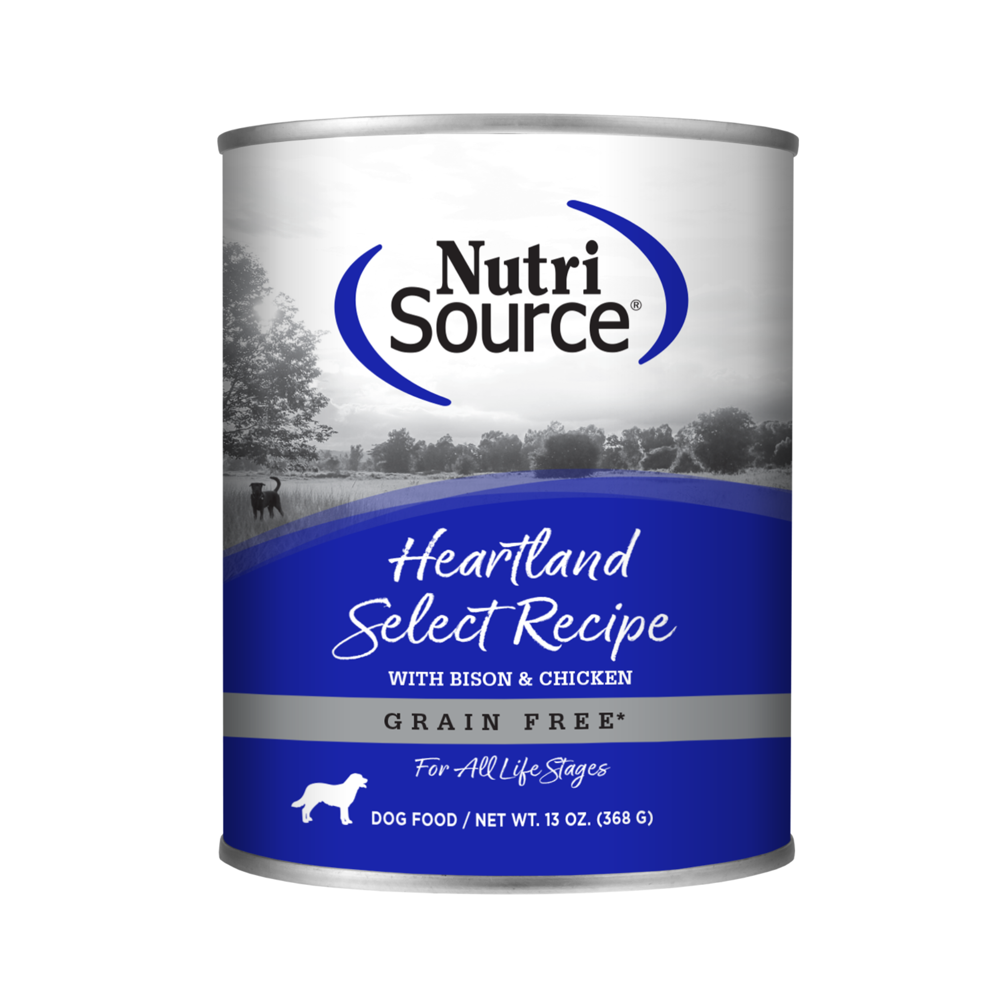 Nutrisource Grain Free Heartland Select Bison & Chicken Dog Canned