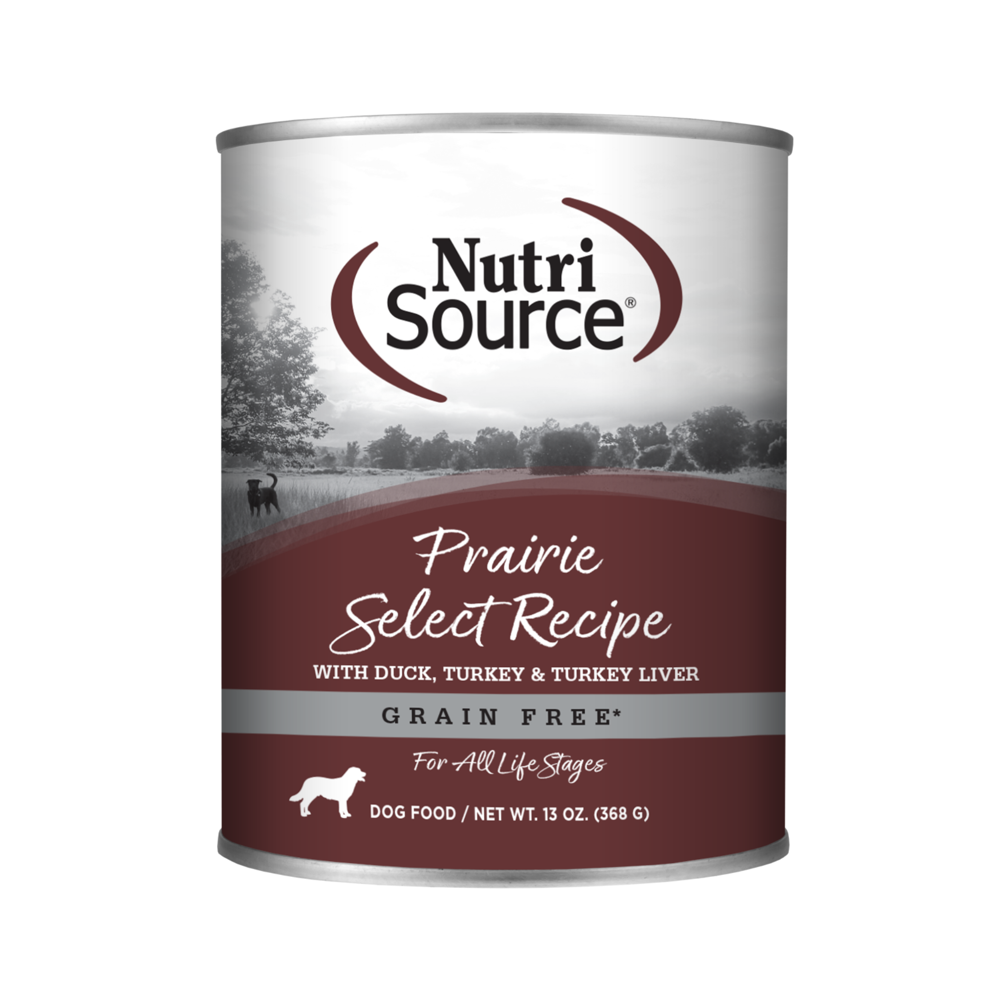 Nutrisource Grain Free Prairie Select Duck, Turkey & Turkey Liver Dog Canned