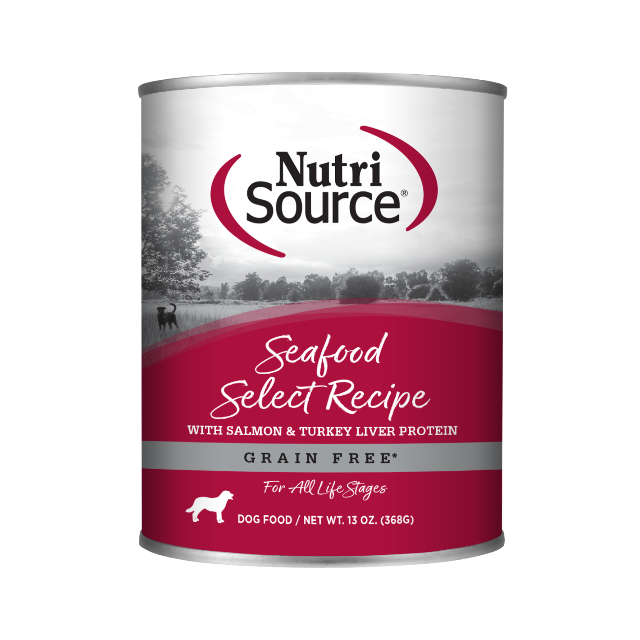 Nutrisource Grain Free Seafood Select Salmon & Turkey Liver Dog Canned