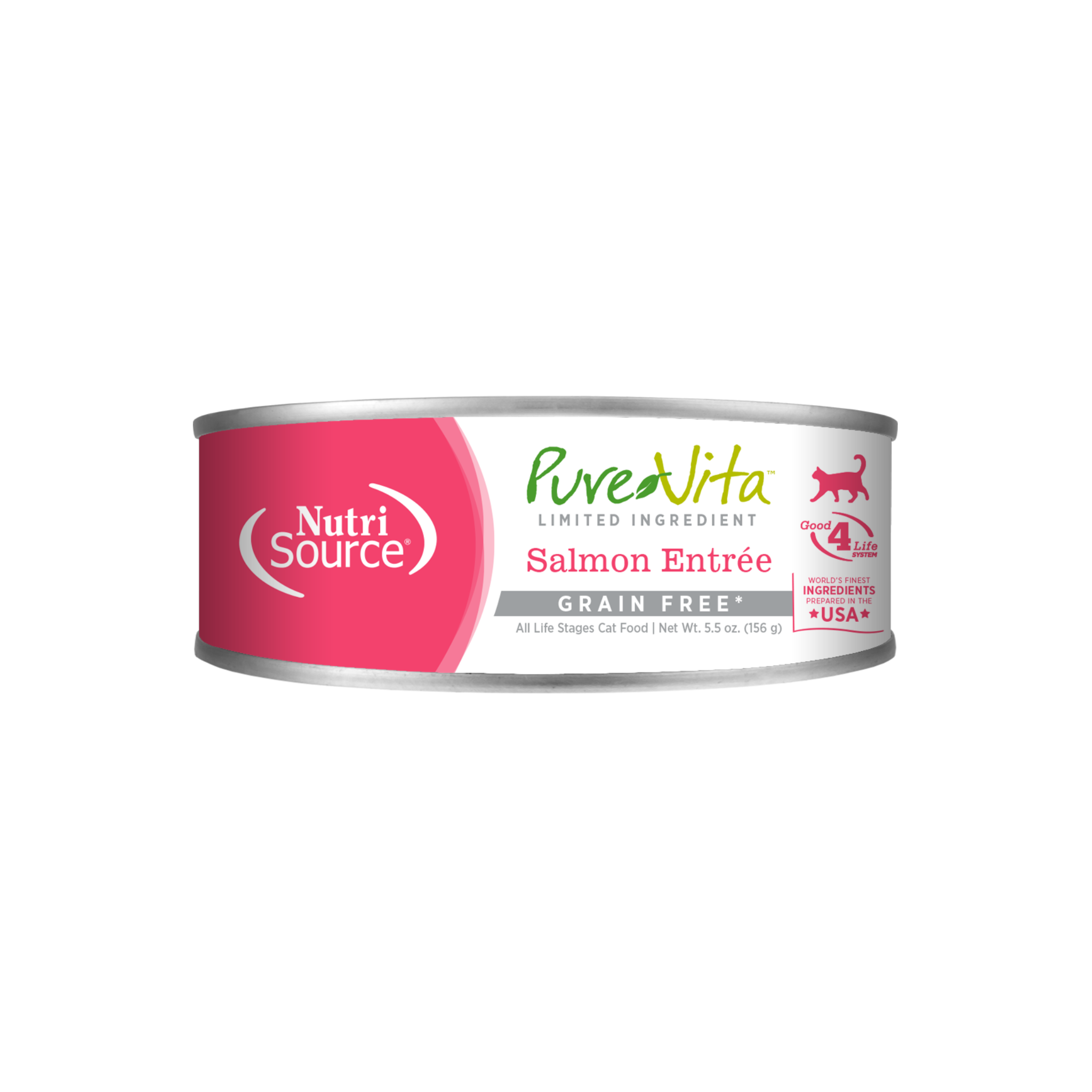 Nutrisource Pure Vita Limited Ingredient Grain Free Salmon Entrée Cat Canned