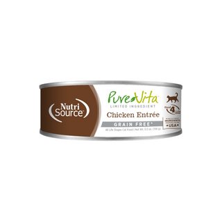 Nutrisource Pure Vita Limited Ingredient Grain Free Chicken Entrée Cat Canned
