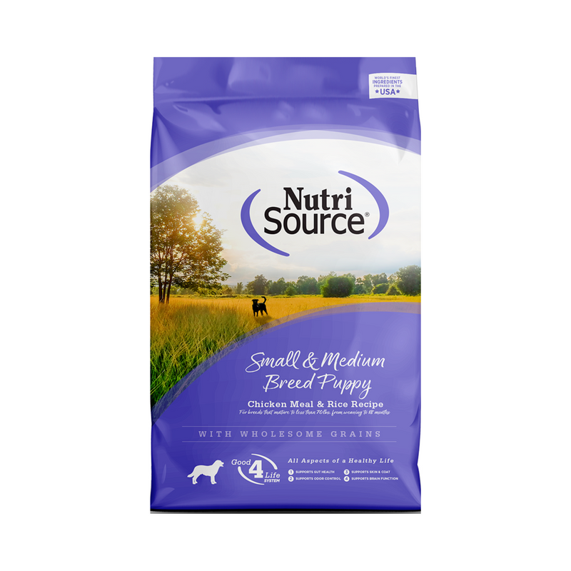 Nutrisource Small & Medium Breed Puppy Dry Dog Food