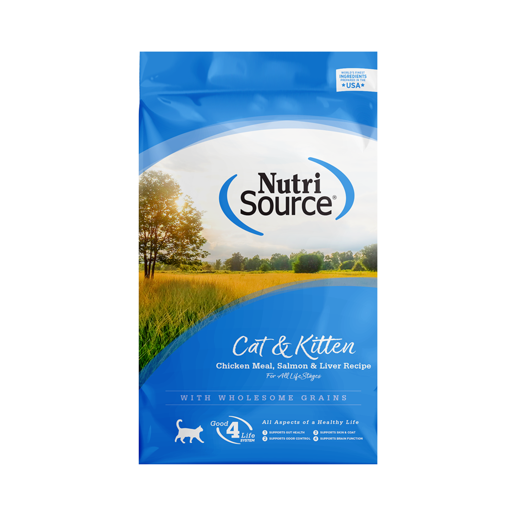 Nutrisource Cat & Kitten Chicken Meal, Salmon and Liver Dry Cat Food
