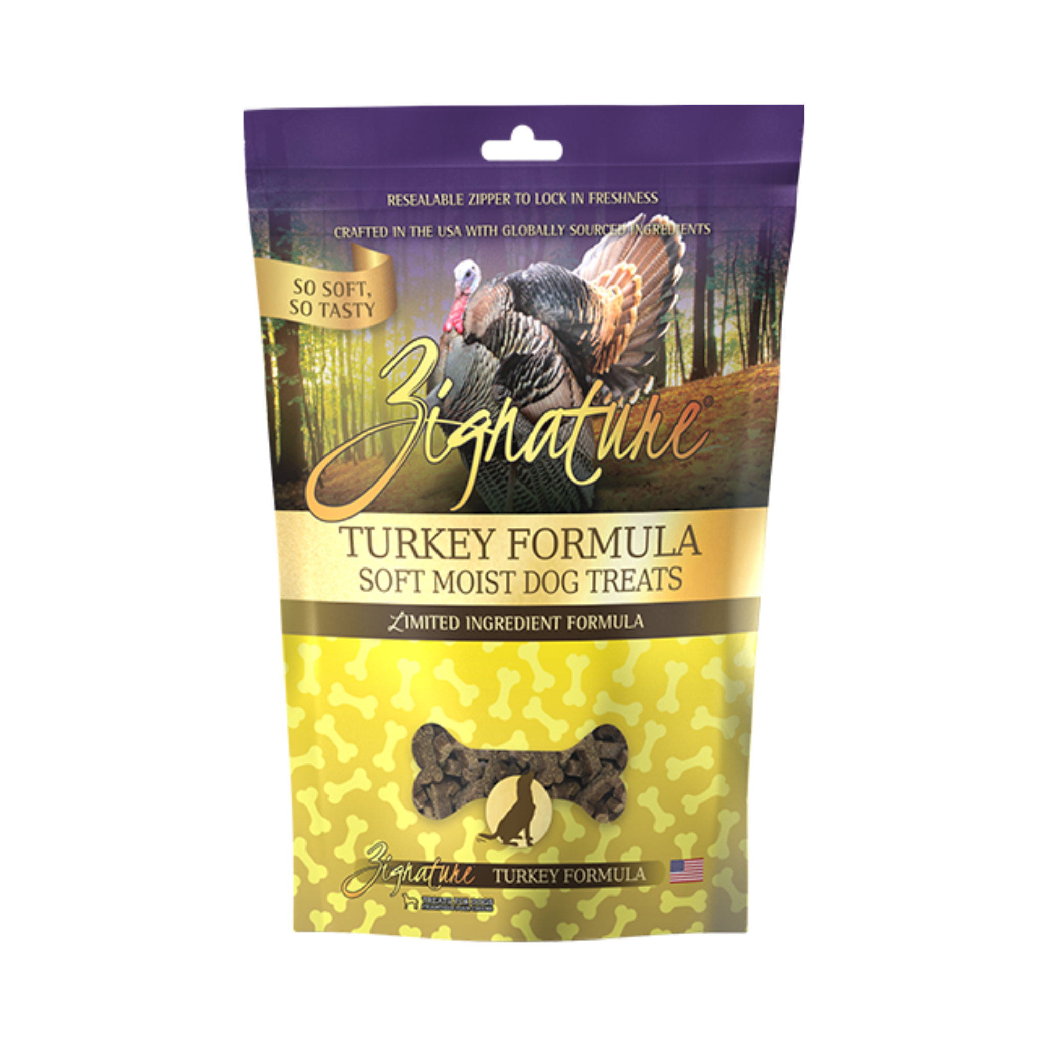 Zignature Soft & Moist Turkey Dog Treats
