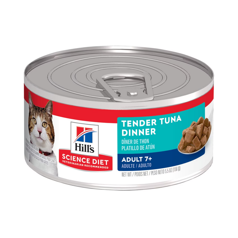 Hill's Science Diet Tender Tuna Adult 7+ Cat Canned