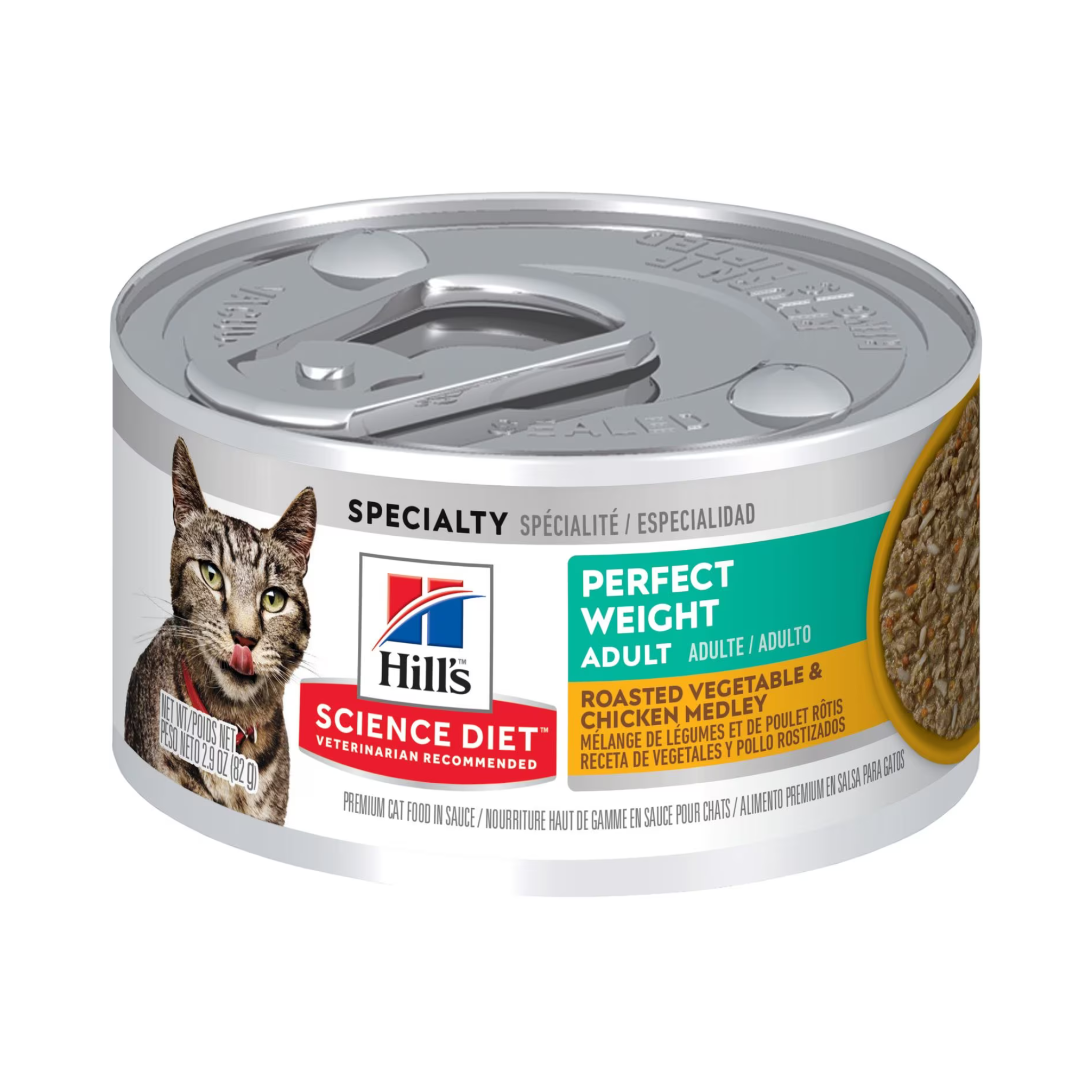Hill's Science Diet Perfect Weight Roasted Vegetable & Chicken Medley Adult Cat Canned