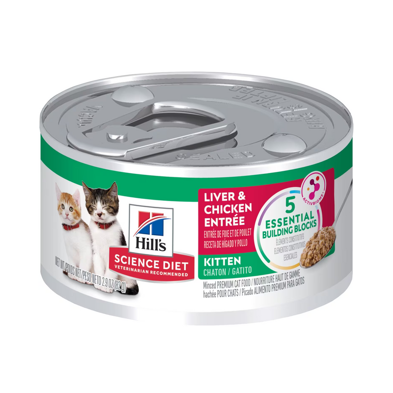 Hill's Science Diet Liver & Chicken Entrée Kitten Cat Canned