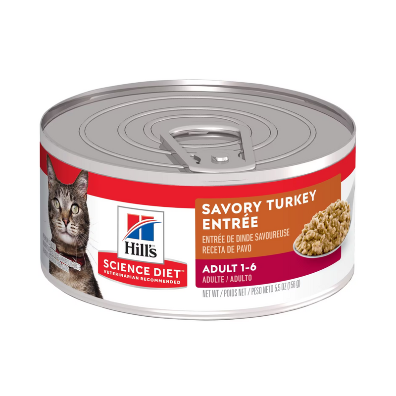 Hill's Science Diet Savoy Turkey Entrée Adult Cat Canned