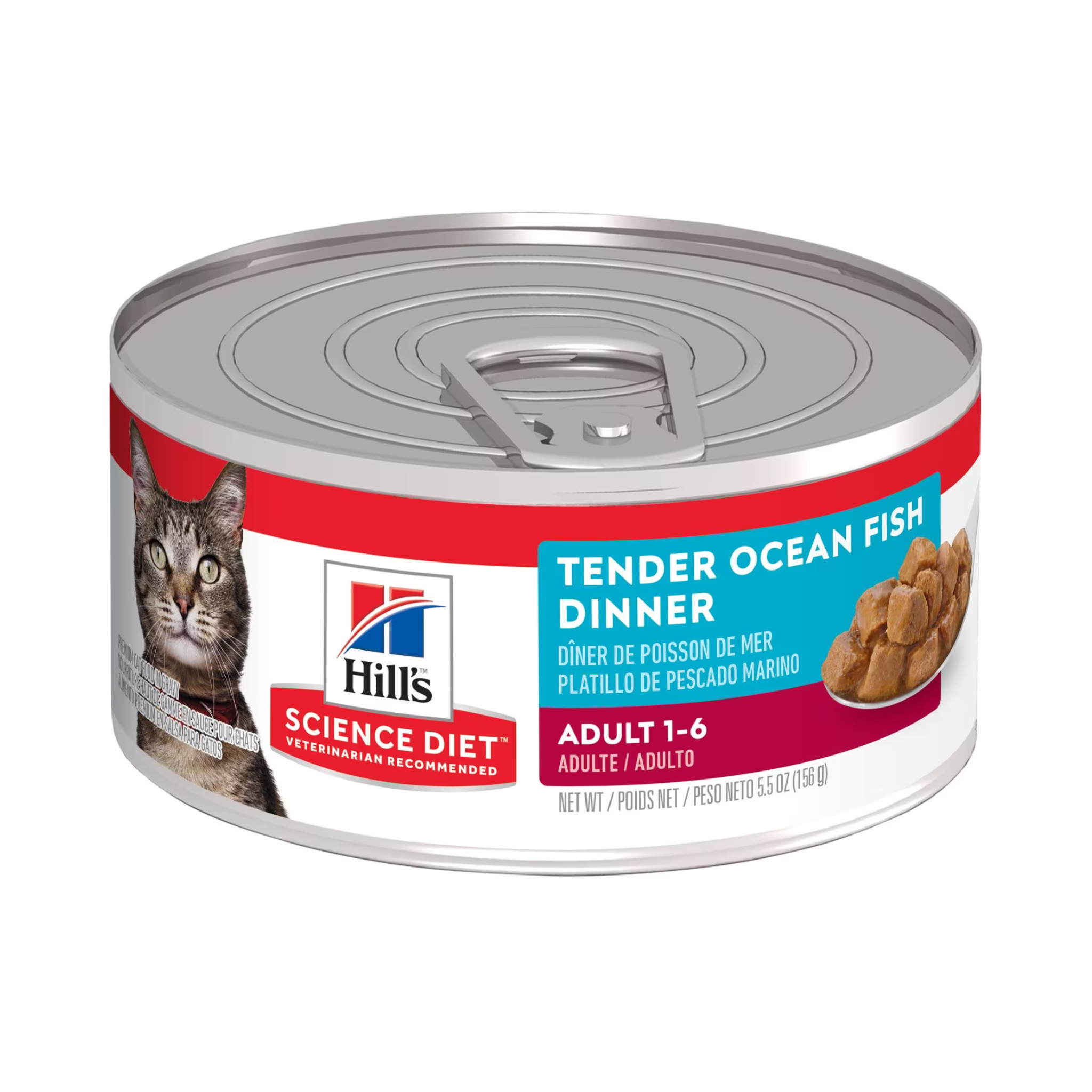 Hill's Science Diet Tender Ocean Fish Dinner Adult Cat Canned
