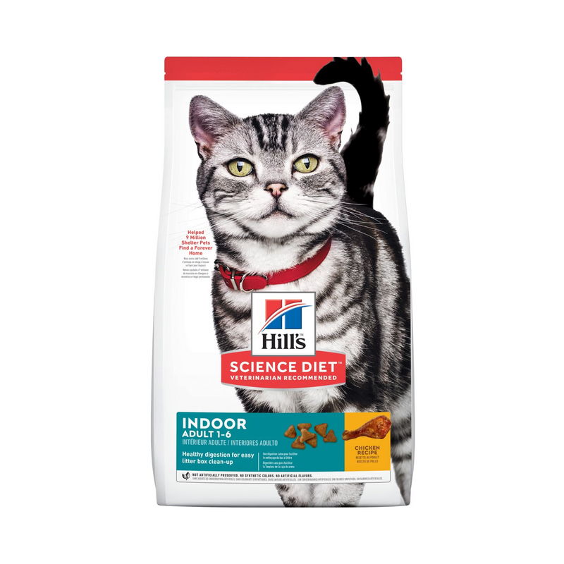 Hill's Science Diet Indoor Adult 1-6 Chicken Recipe Dry Cat Food