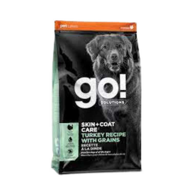 Petcurean Go! Skin & Coat Care Turkey With Grain Dry Dog Food