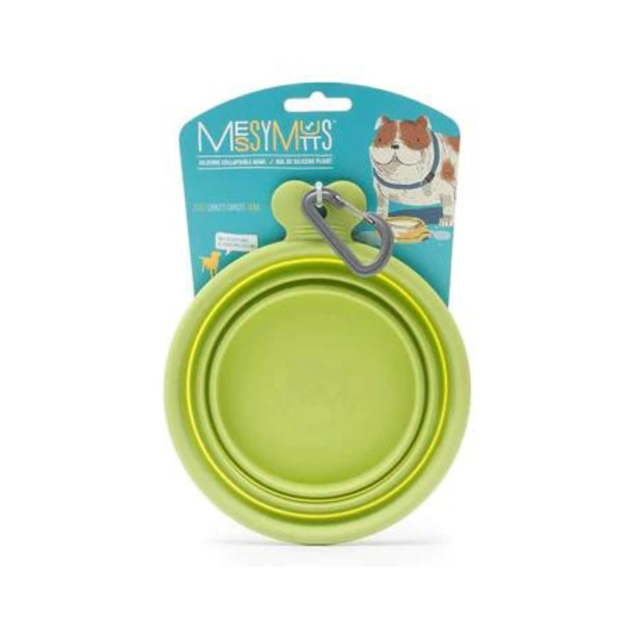 Messy Mutt's Collapsible Silicone 1.75 Cup Feeder Bowl