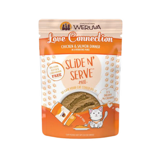 Weruva Slide N' Serve Love Connection Chicken & Salmon Pate Cat Pouch