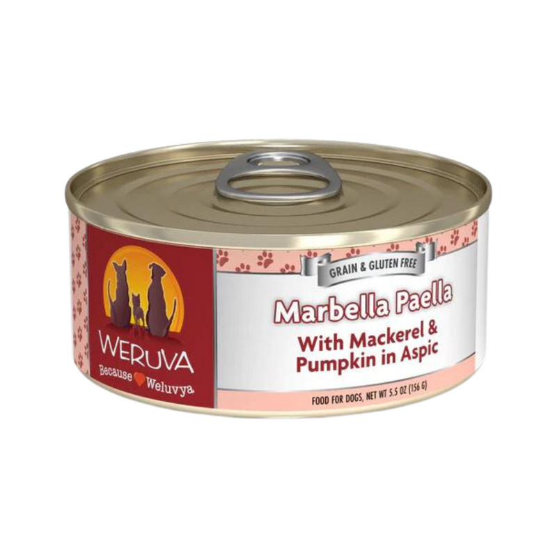 Weruva Marbella Paella Mackerel & Pumpkin Dog Canned