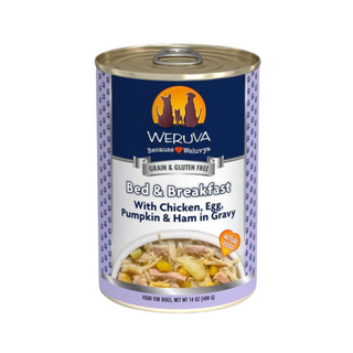 Weruva Bed & Breakfast Chicken, Egg, Pumpkin & Ham Dog Canned