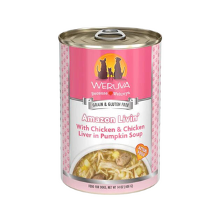 Weruva Amazon Chicken & Chicken Liver In Pumpkin Soup Dog Canned