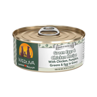 Weruva Green Eggs & Chicken Chicken, Pumpkin, Greens & Egg In Gravy Dog Canned