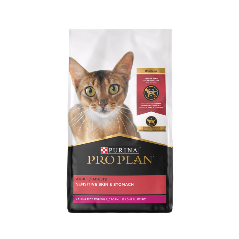 Pro Plan Sensitive Skin & Stomach Adult Lamb & Rice Dry Cat Food