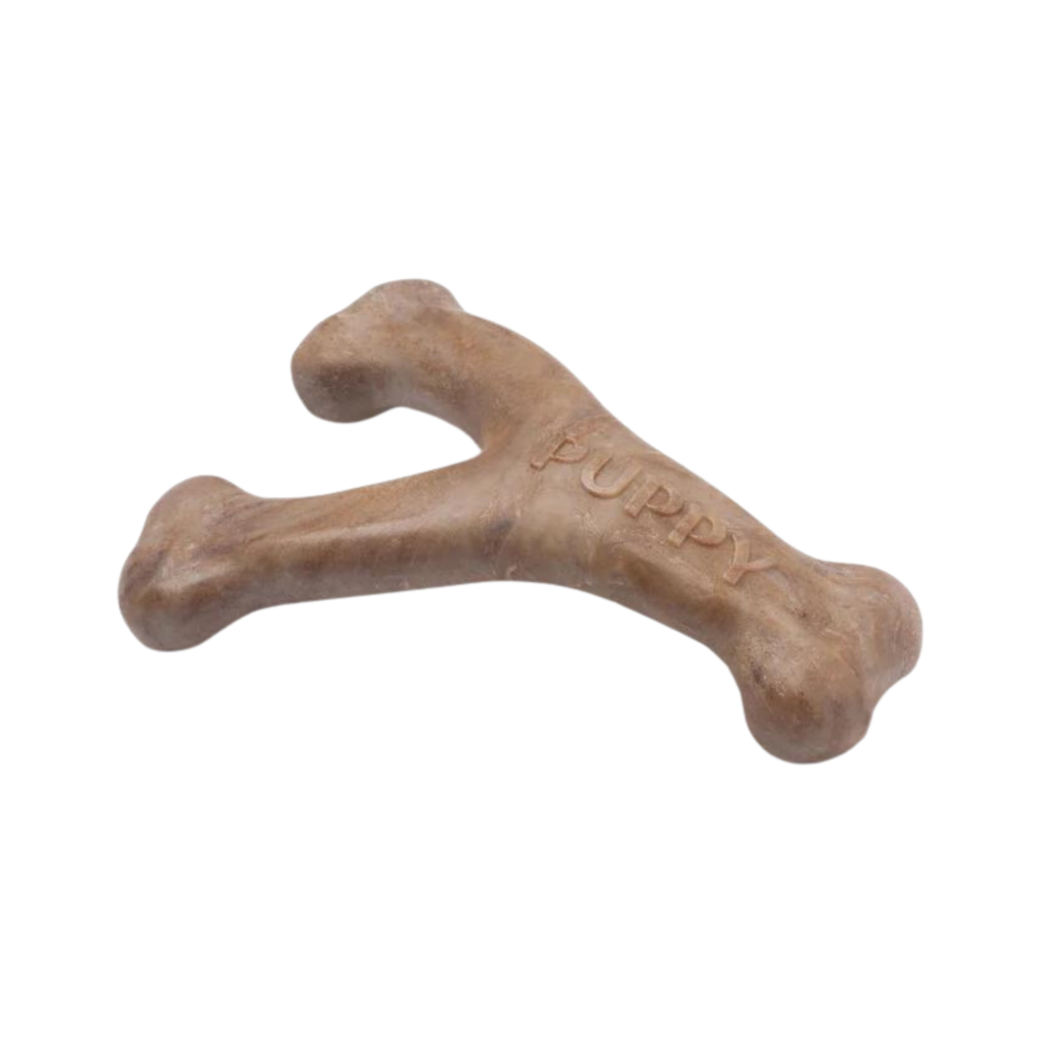 BeneBone Durable Puppy Bacon Wishbone Dog Chew