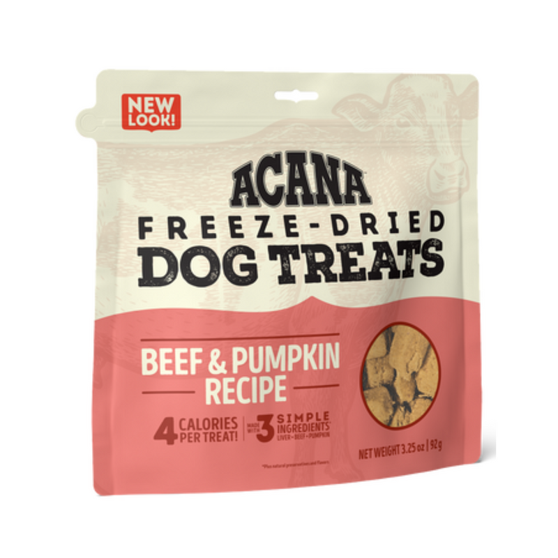 Acana Freeze Dried Beef & Pumpkin Dog Treats