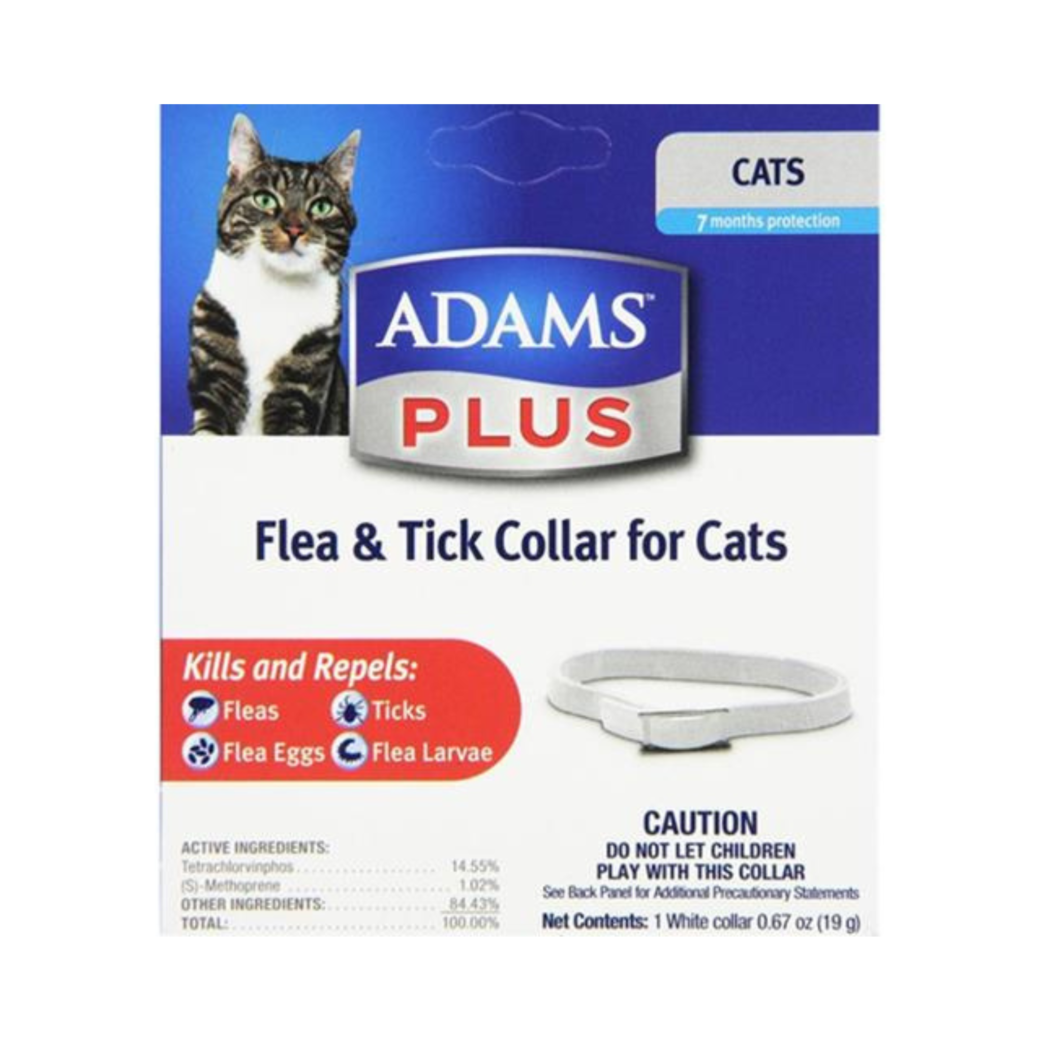 Adam's Flea & Tick Collar for Cats