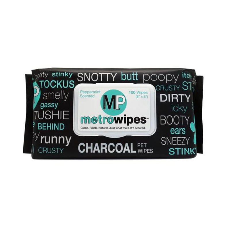 Metro Paws Charcoal Wipes