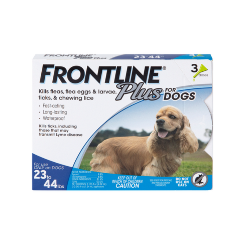 Frontline Plus for Dogs 23-44lbs.